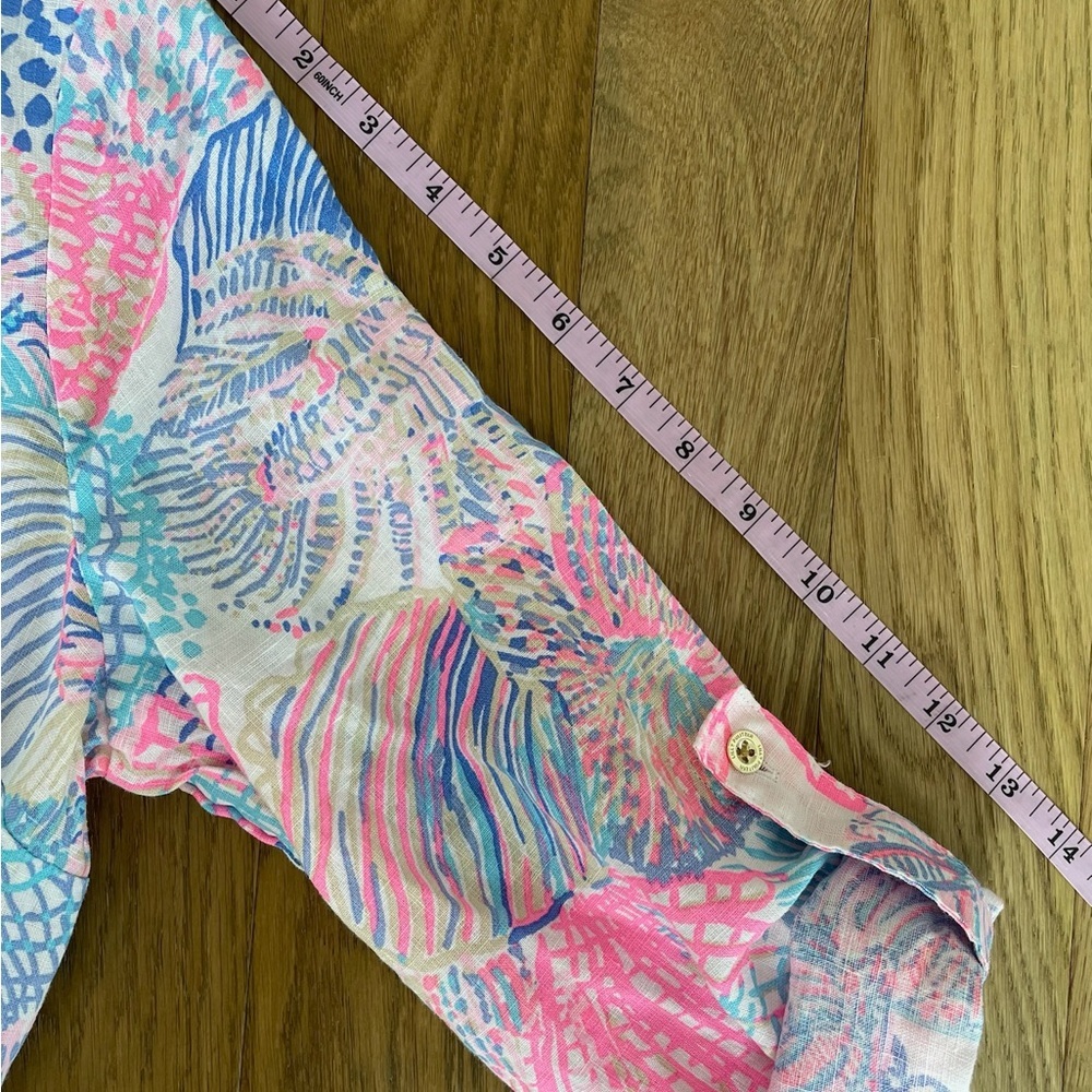 Lilly Pulitzer Shaela Button-up Dress, “Roar of the Seas” Print, Size small - Picture 12 of 16